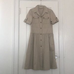 Tory Burch Cotton Safari Dress sz10